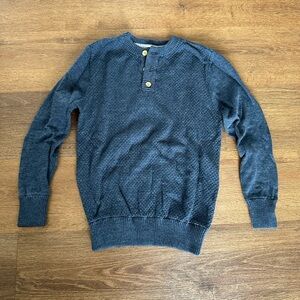 Cat & Jack Boys Medium (8/10) Textured Navy Sweater